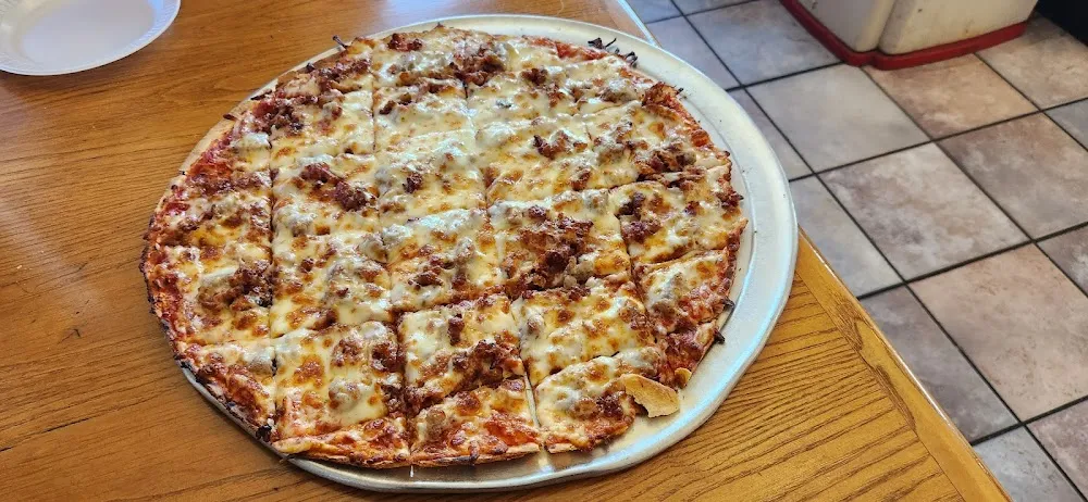 Sausage and Bacon Pizza